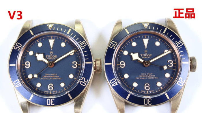 tudor|XF厂V3帝舵碧湾宝齐莱青铜蓝铜花对比评测