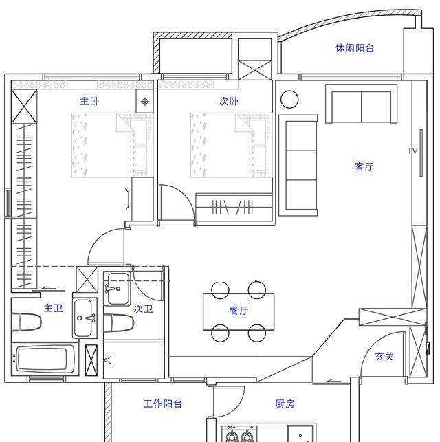 90后夫妻新家装修火了,82㎡,仅凭客厅就圈粉无数,忍不住晒晒