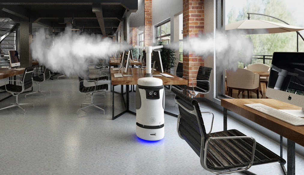 机器人|智慧防疫卫士 高端雾化消毒机器人