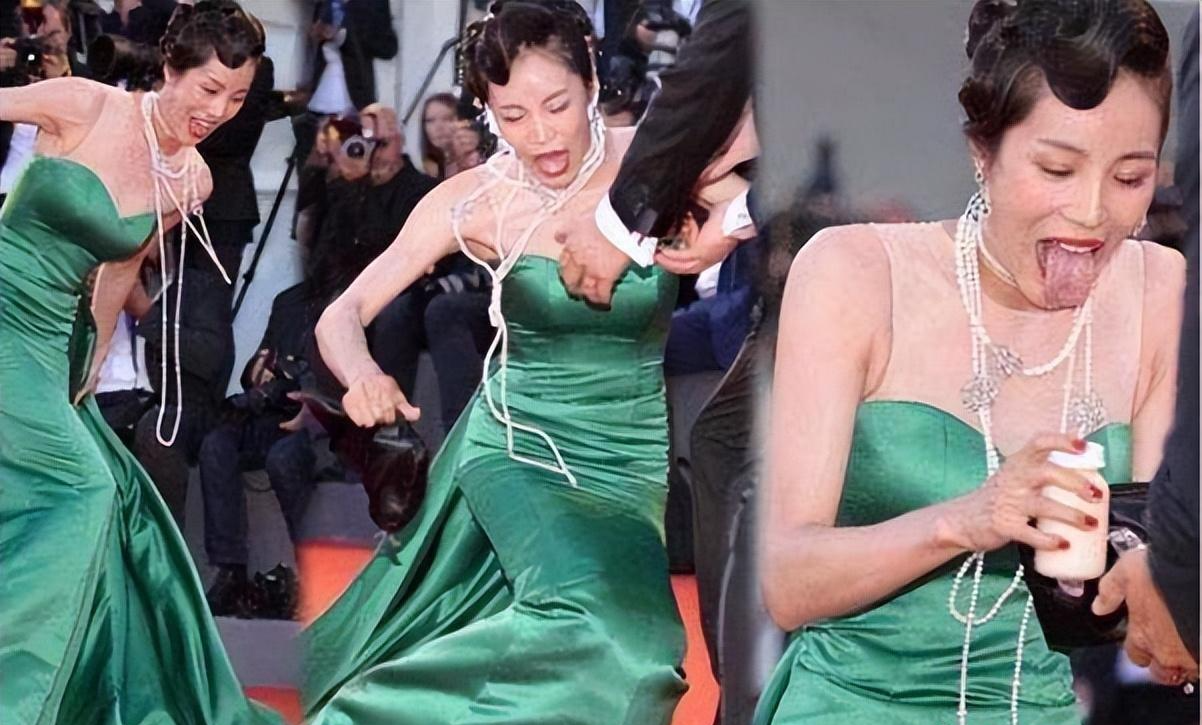 假摔|假摔，衣服滑落，红毯钉子户：明星走红毯尴尬瞬间，既搞笑又心酸