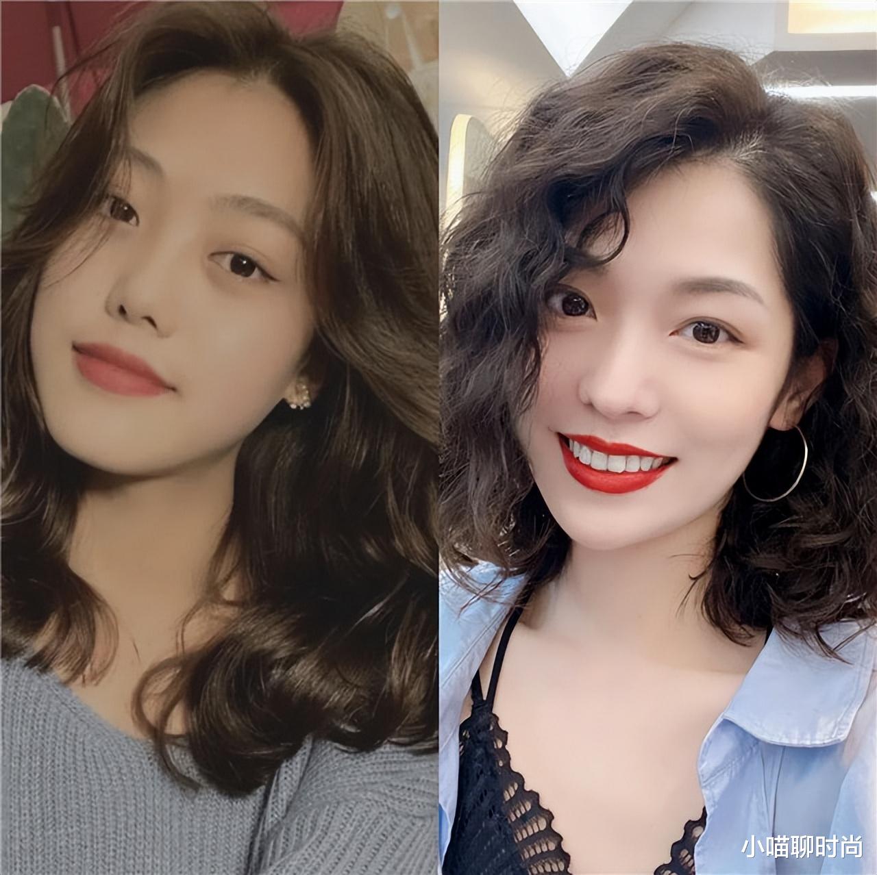 穿衣搭配 今年“锁骨卷”火了!40岁的你不烫一个,都不知道有多洋气减龄!