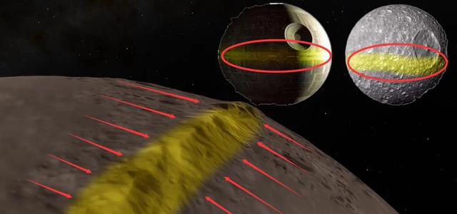 长达1300公里的奇怪痕迹,这个星球是外星文明留下的飞船?