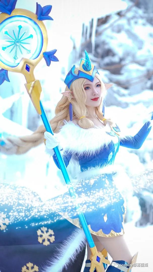 |cos：英雄联盟冬境仙灵·索拉卡cos正片@月潋寒殇