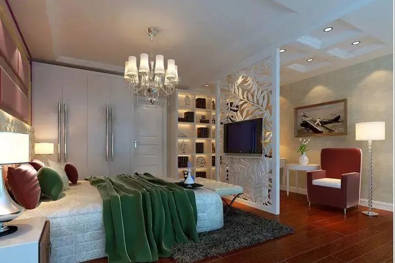 有钱人家的卧室早都这么装了,一分为二瞬间多出一间房,太明智了