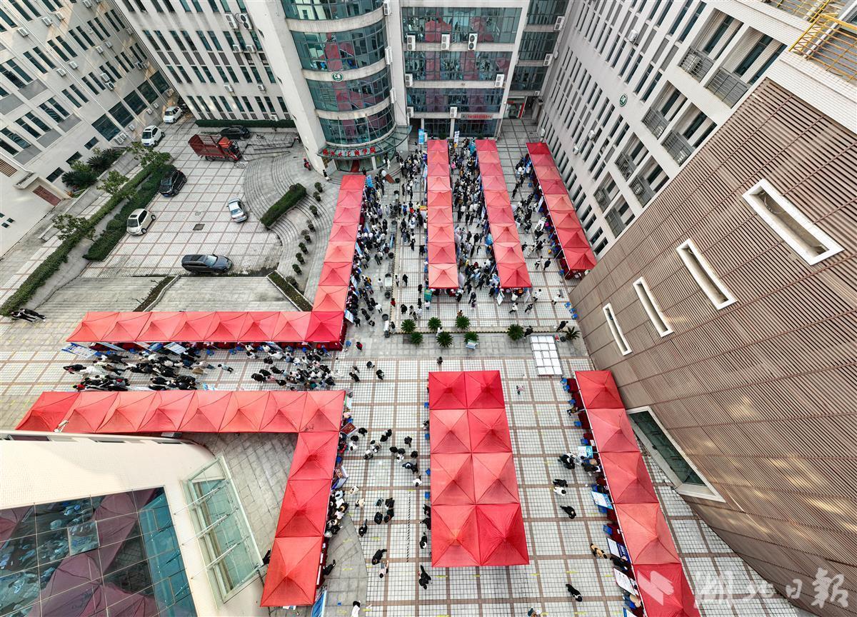 招聘|湖大2023春季首场招聘会上，150余家单位前来揽才