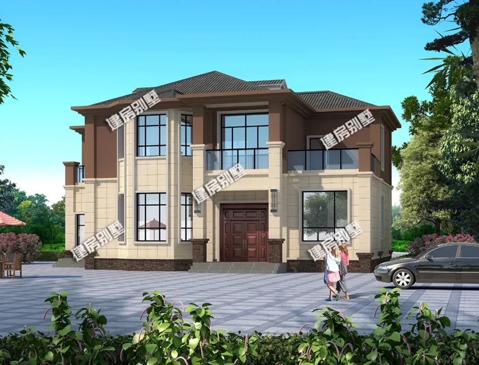 农村房子现在流行这样建，带个独立厨房，生活质量都提升了许多