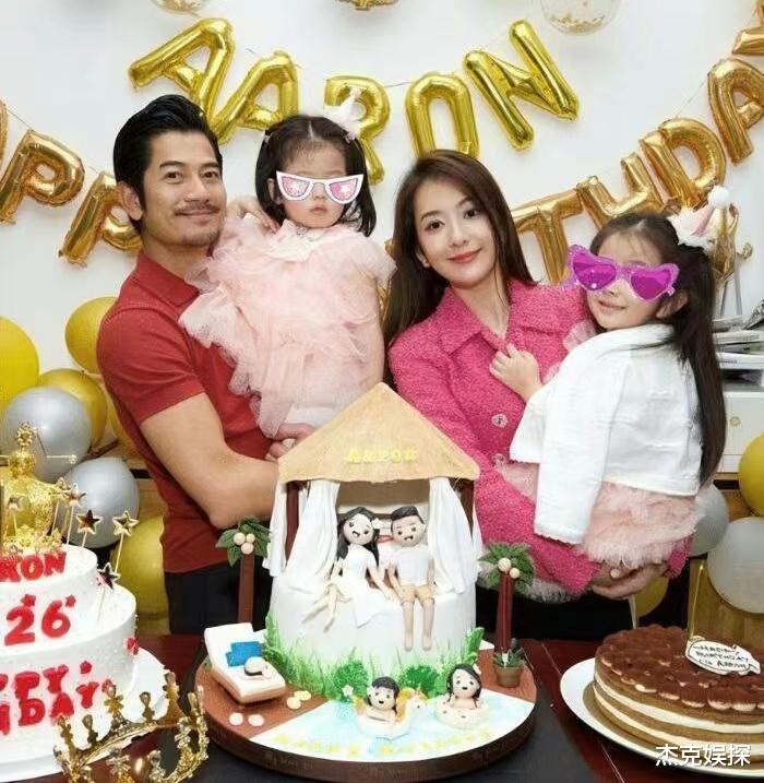 郭富城|郭富城和方媛一家外出度假，岳父岳母罕见同游，打破关系不好传闻