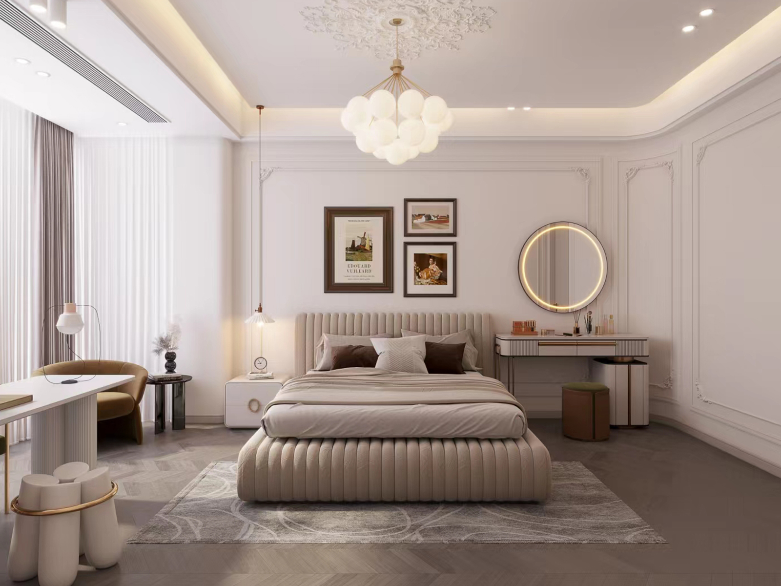 【鲁班装饰】傍山大院300㎡新中式风格,芳华