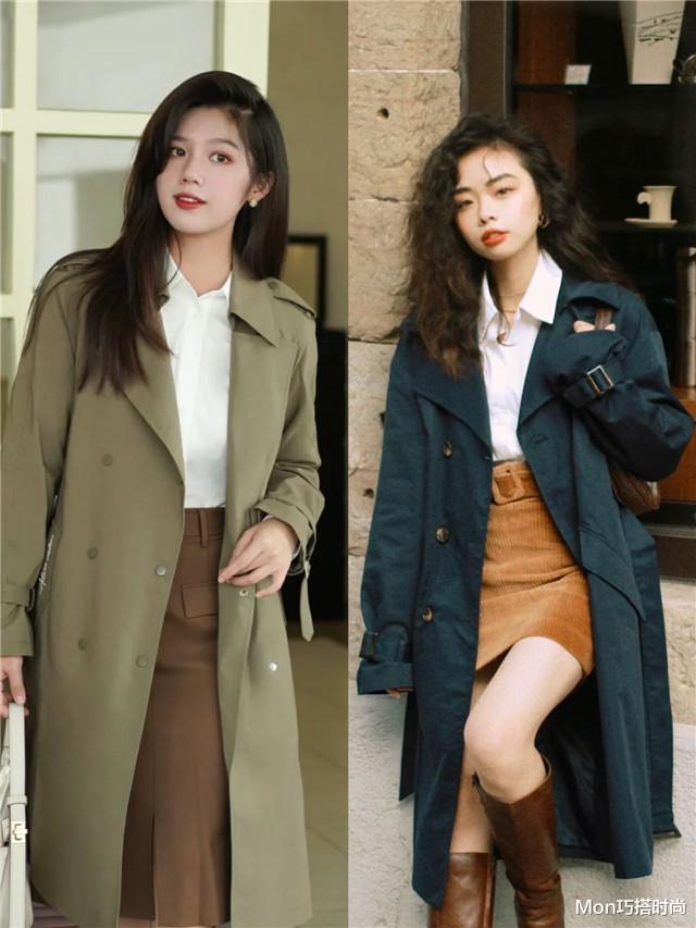 穿风衣时，里面穿什么？3招“穿搭思路”，带你玩转整个秋天时尚
