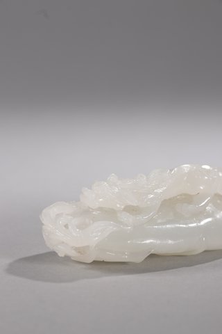 和田玉籽料|回流-和田玉籽料螭龙纹挂件