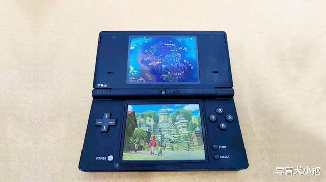 任天堂|翻盖设计双屏显示，这款老旧任天堂ndsi，当年专属玩游戏工具