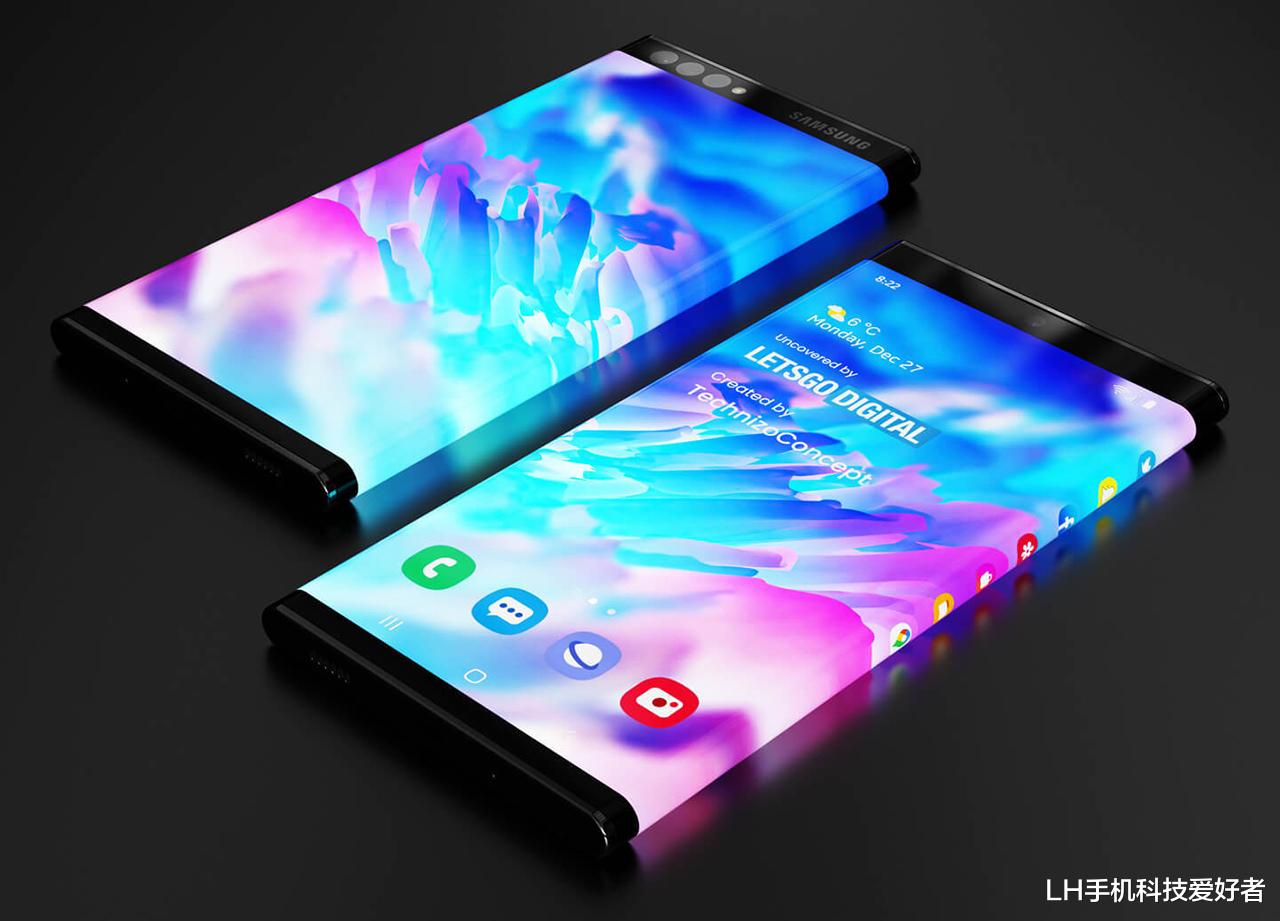 自动驾驶|屏幕玩出新花样,三星新款环绕屏专利曝光,网友:小米很有远见