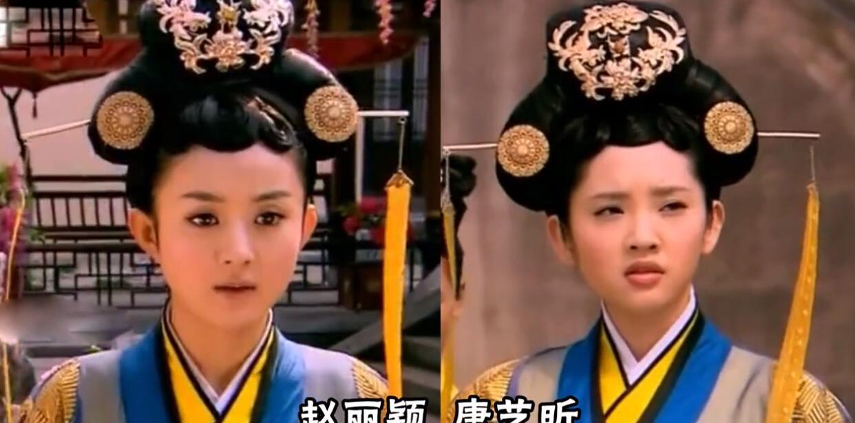 杨幂|同一部剧中,当女配和女主造型一样,就很考验女主颜值了