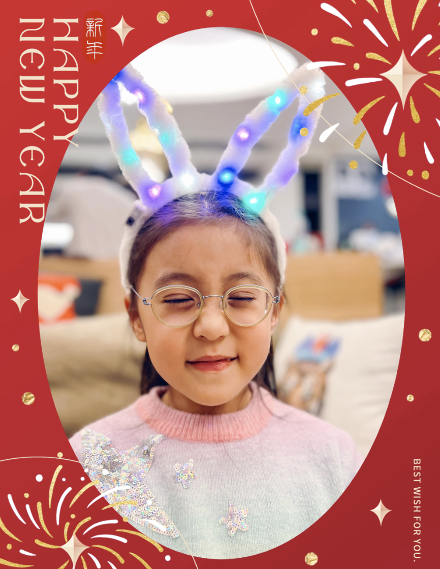 碧昂斯|修杰楷春节晒全家福，贾静雯巴掌脸和波妞一样小，大女儿未现身