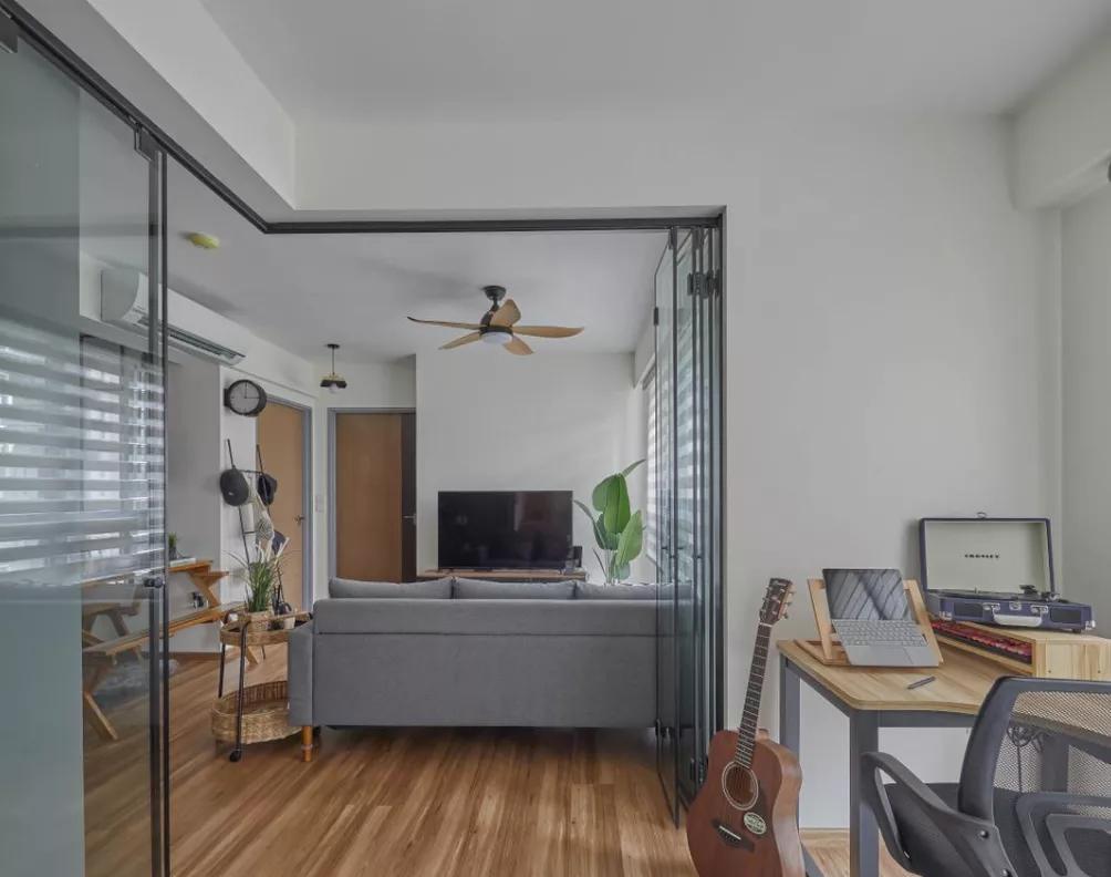 奋斗6年终于换上大房子,72㎡两室两厅,亲自设计的效果超满意