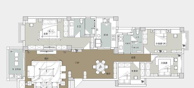 广州夫妻晒自家装修火了,160的新中式,充满了艺术气息,很高级