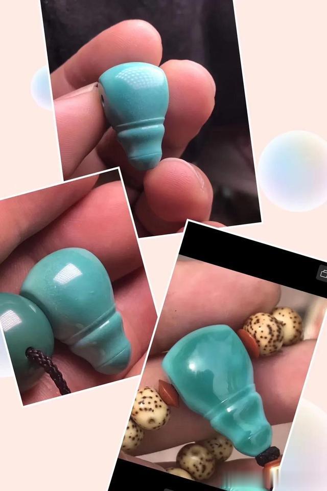 绿松石|绿松石盘玩儿过程中出现的白斑、白点怎么挽救?