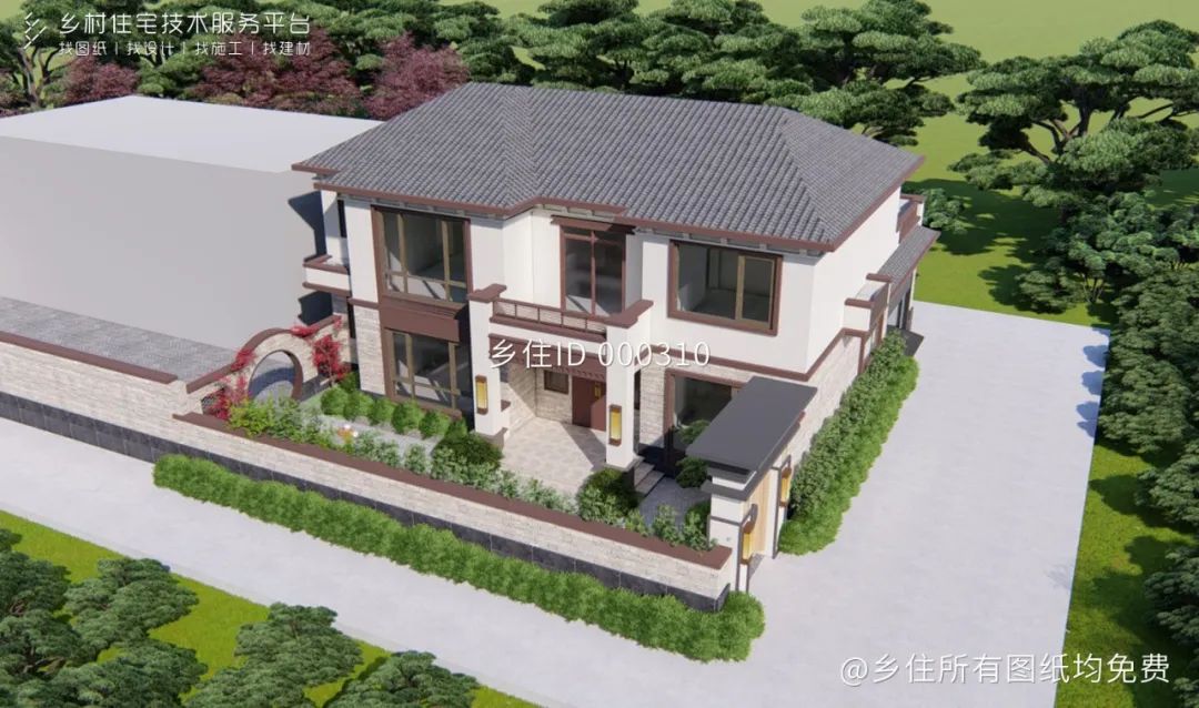 乡住精选8款新中式风格别墅，在老家建一栋属于你的温暖之家