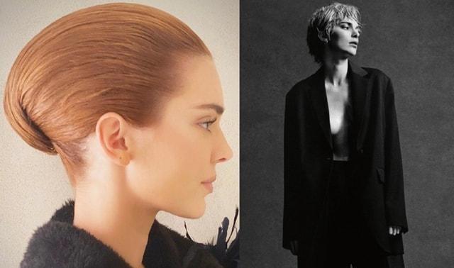 芋头 詹娜最新超模大片！短发亮相英气十足，年收入超2亿比布克还挣钱