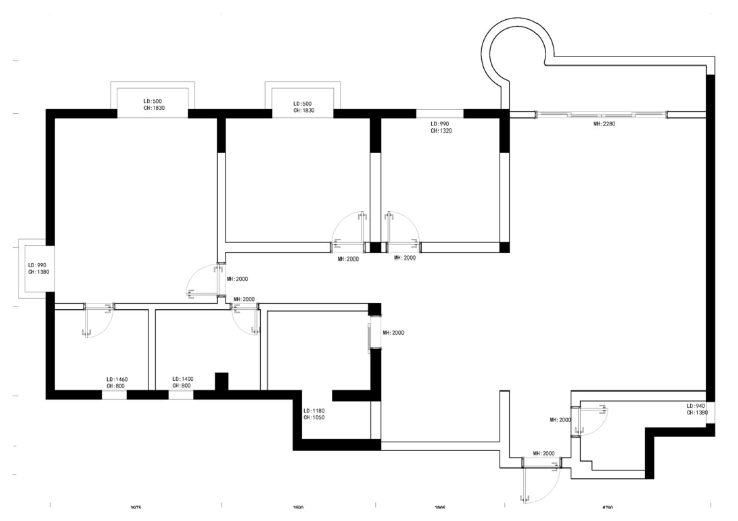 120㎡超大三居室，用克莱因蓝点缀，彰显独特时尚魅力