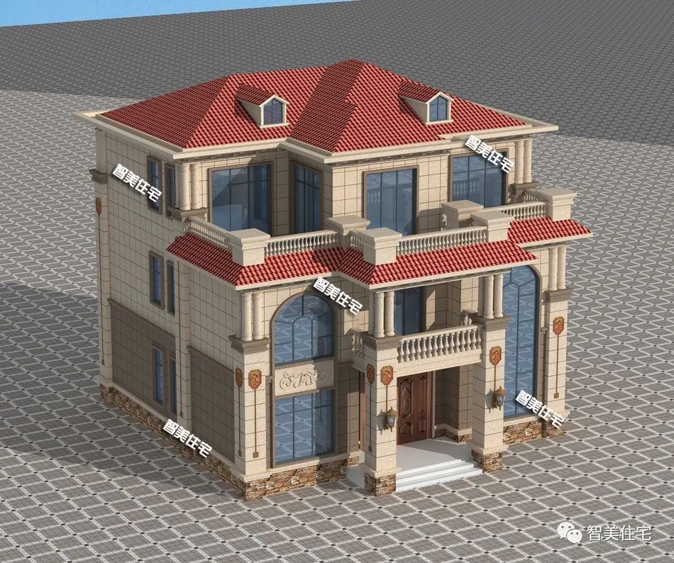 两层半带堂屋的自建房，内有挑空客厅，造价约40万你觉得贵吗？