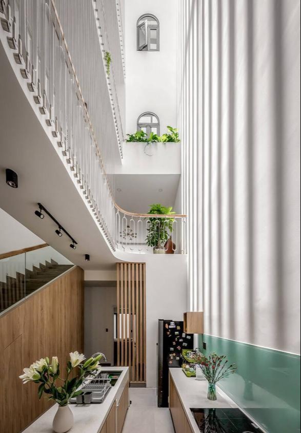 280㎡自建房,三代人各住一层,互不干扰!天井厨房做饭好舒适