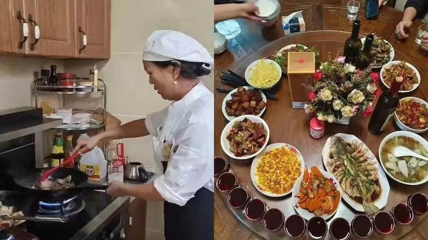 女子上门代厨炒菜引热议：专注耕耘，咬定青山不放松