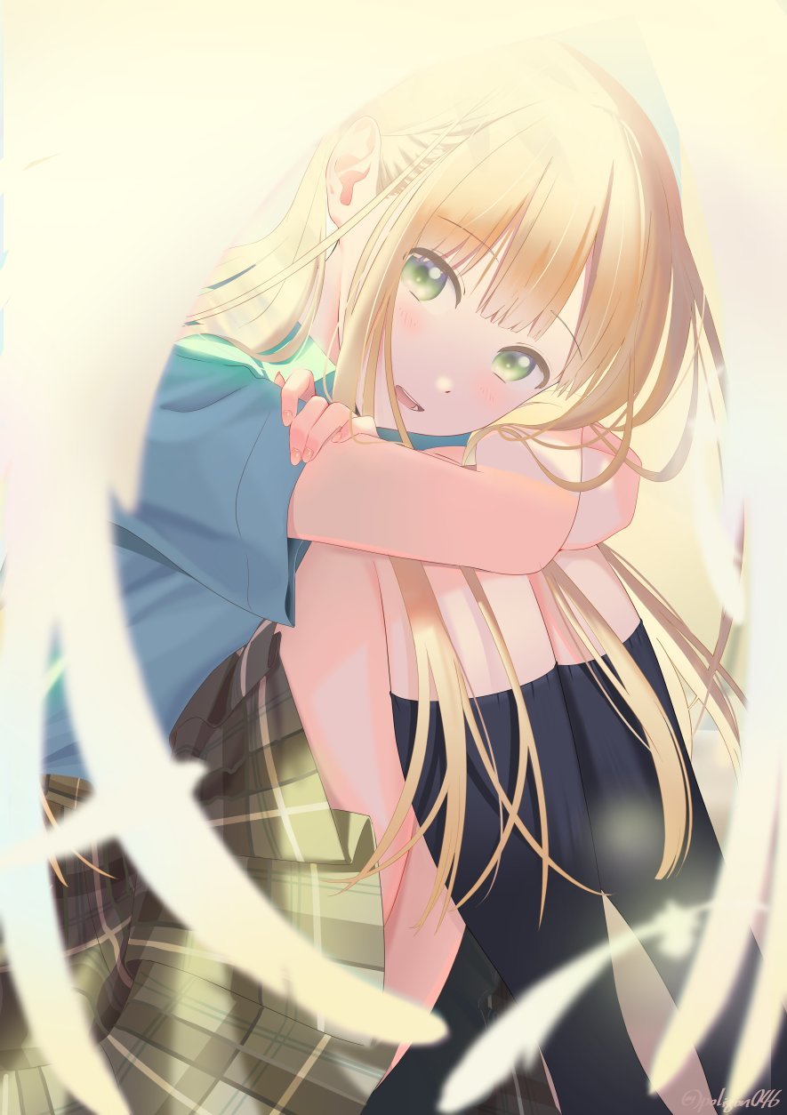 二次元|灵动而洒脱的二次元美少女角色插画,画面的光影氛围感很强