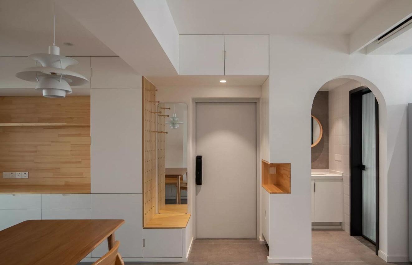 这才是“教科书式设计”!56㎡,通透明亮,丝毫不输日式收纳