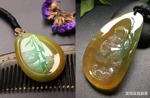 翡翠|龙哥说翡翠：此料能出满黄？切开看看满黄在哪？