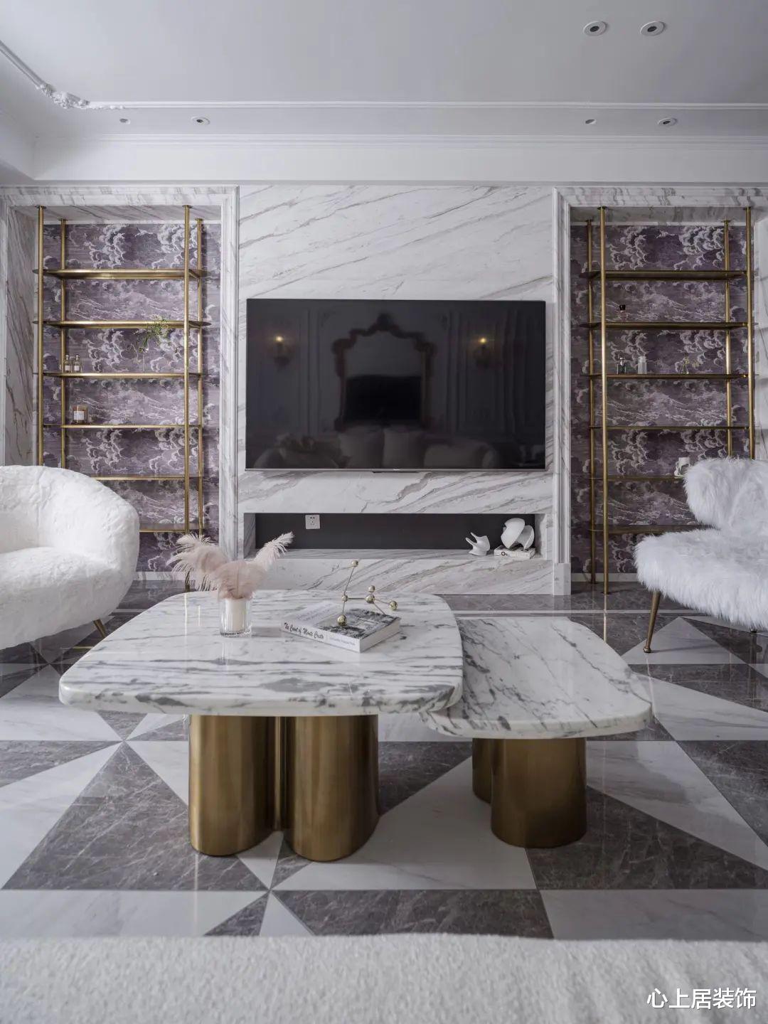 160平新古典装饰,卧室设计太高级了