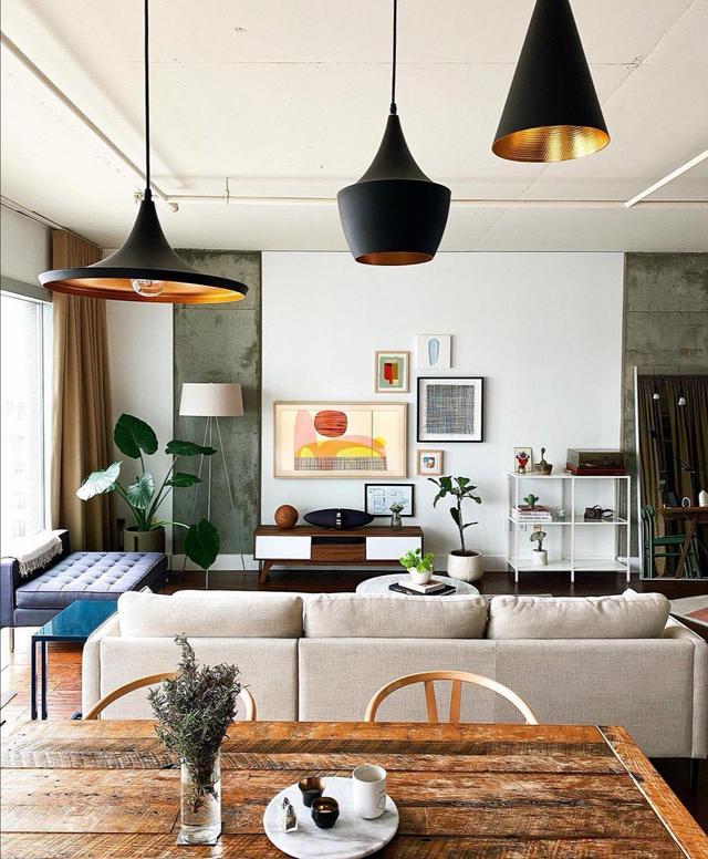 一个兼顾工作与生活,有艺术气息也有生活气息,舒适惬意的家