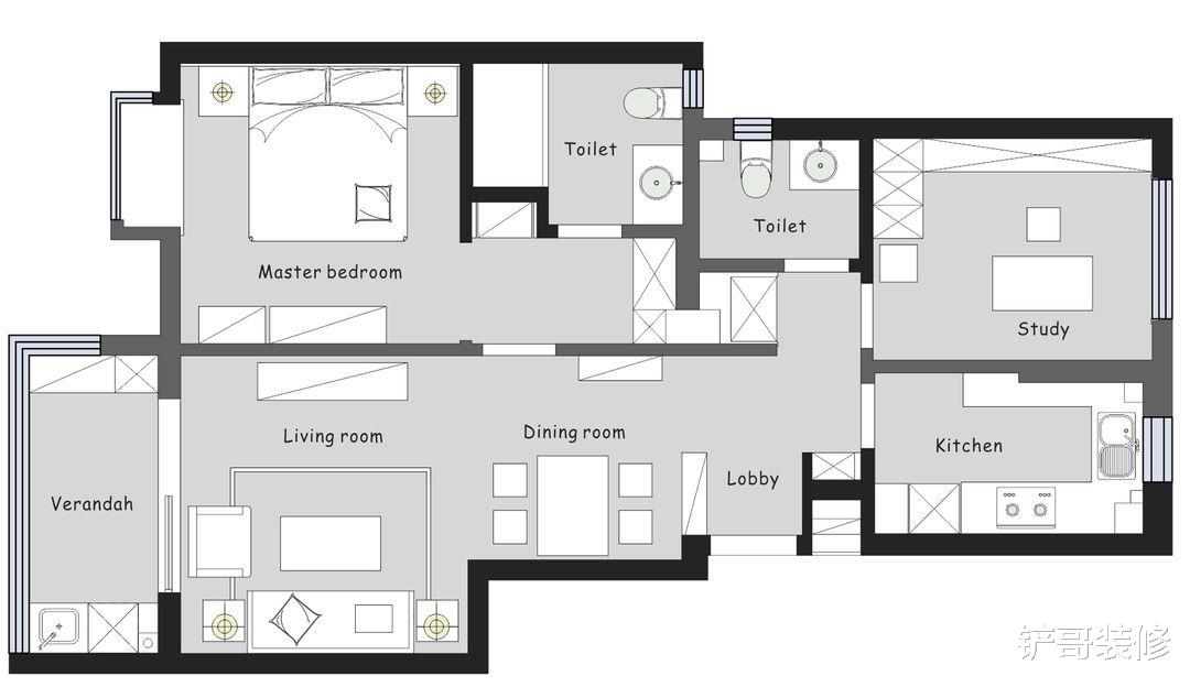 个性的95后业主,不满拎包入住的精装修,自己掏钱改造,效果绝了