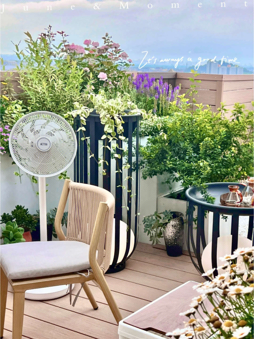 为了一个露台,买了栋顶楼的房子,建个“空中花园”,太美了!