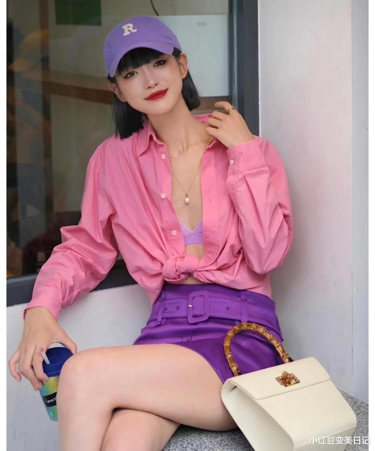 夏季防晒一件防晒衣就够了,巧妙解锁活力造型,彩色是精髓