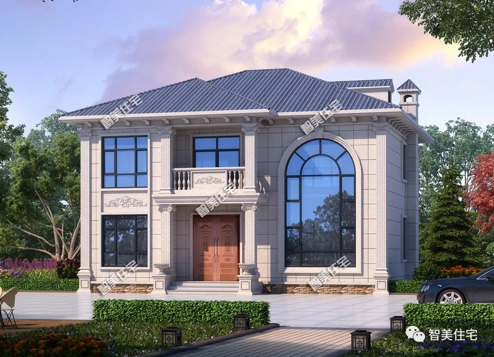 别墅|造价低又实用,在老家盖二层小别墅,一家人都可参与其中!