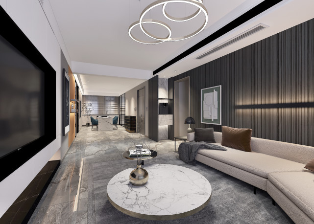 186㎡现代轻奢，褪去浮华，尽显优雅高级格调！