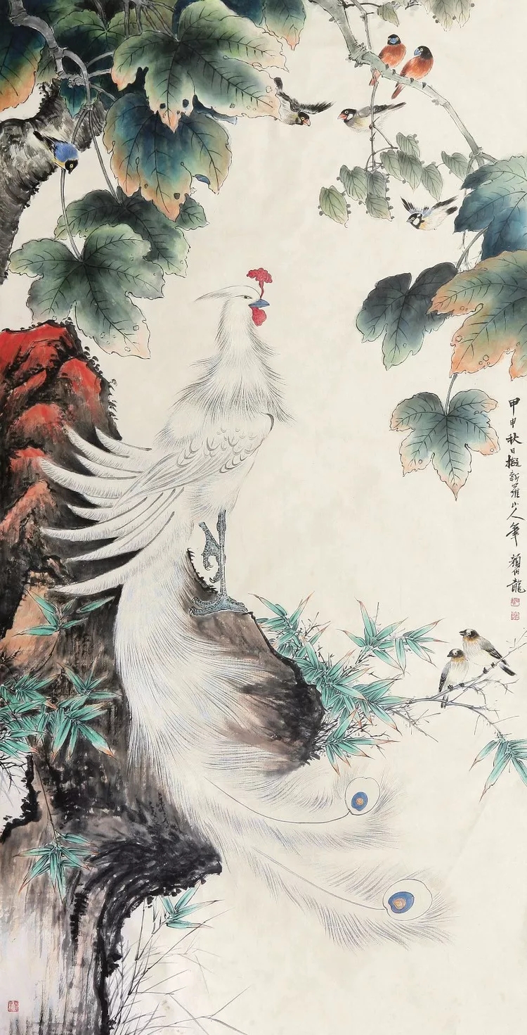 桃花|成双对，穿林结伴行，织女牛郎相会处，锦书雁字诉衷情