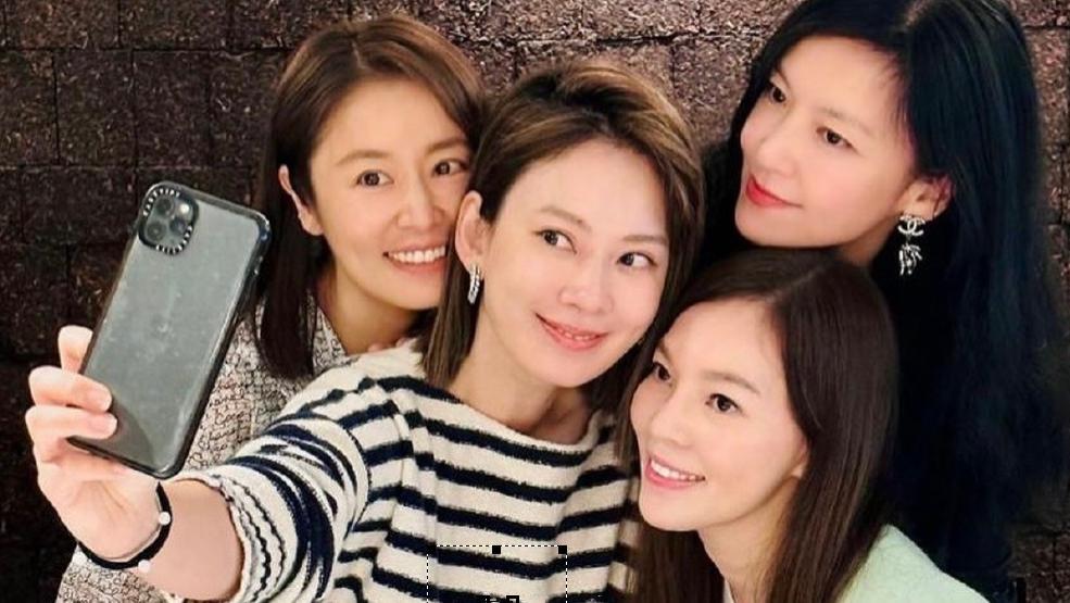 林心如|林熙蕾曾馨莹等阔太合影，林心如皮肤发黄发黑，Melody最抢镜