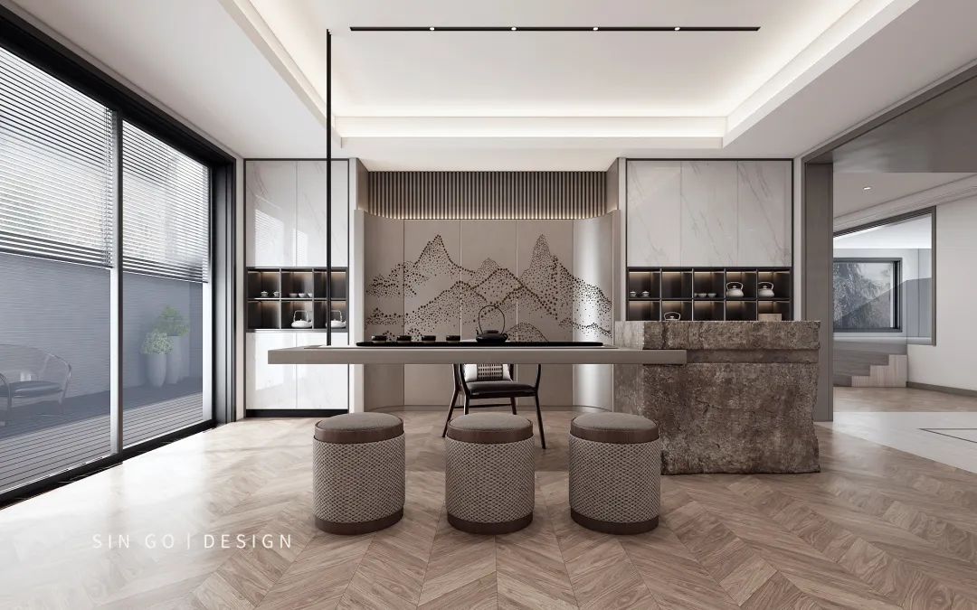 蕴含传统的500平别墅设计 星杰设计师四水归堂理念解析