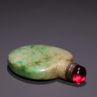 文玩|清代:翡翠鼻烟壶