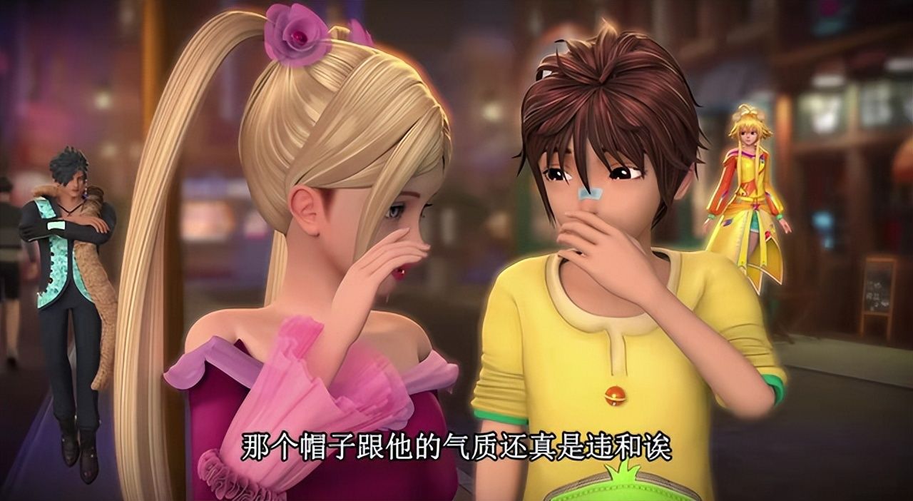 颜爵|叶罗丽仙子们化身人类模样,颜爵形象崩坏,情公主可爱极了