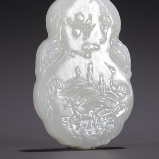 和田玉籽料|和田玉籽料福禄寿葫芦挂件