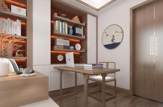 不拘泥于传统装修布局，这对夫妻果断把客厅改“书房”，功能好用