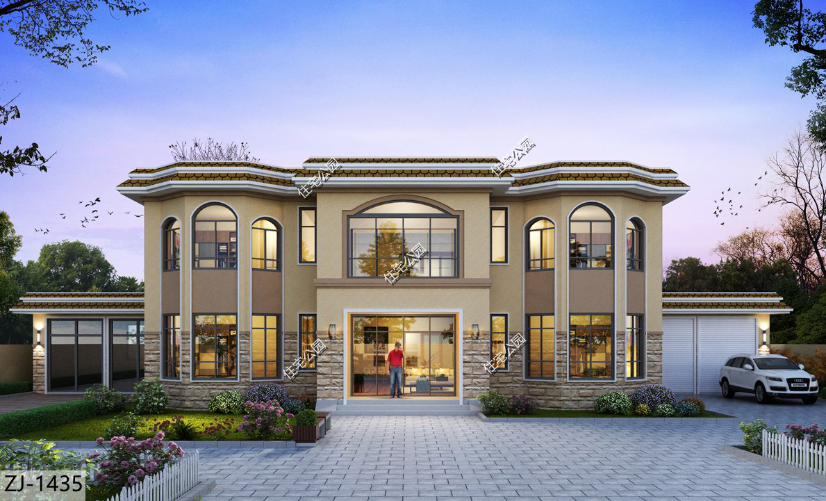 旋转楼梯与直行楼梯哪个好?我更推荐旋转楼梯,推荐10套农村别墅