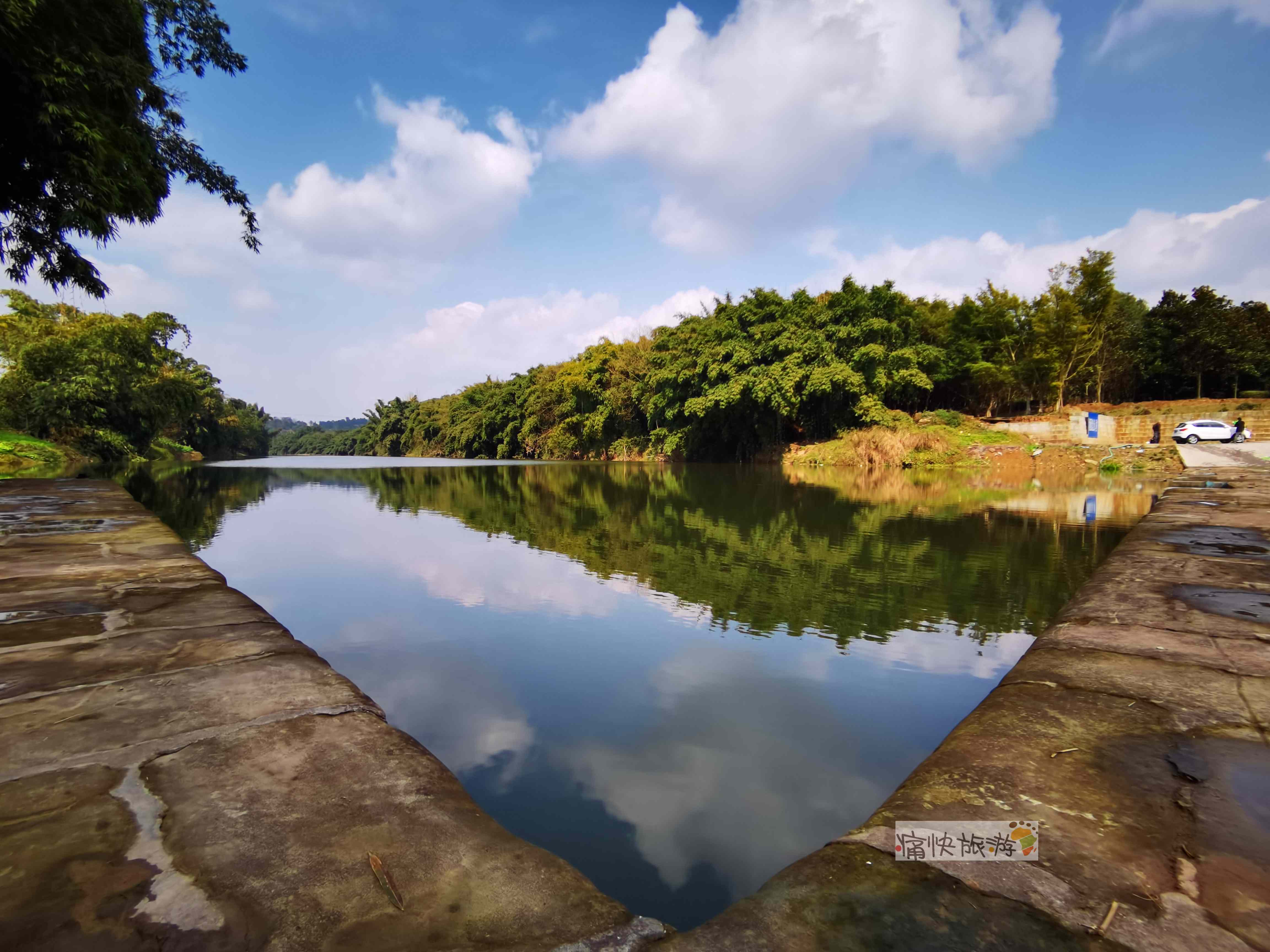 古镇|内自边界行——威远河观音滩秀美如画