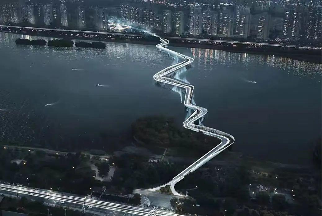 1.13km!洛阳珠江路慢行步行桥设计图出炉 网友:不实用太单调?