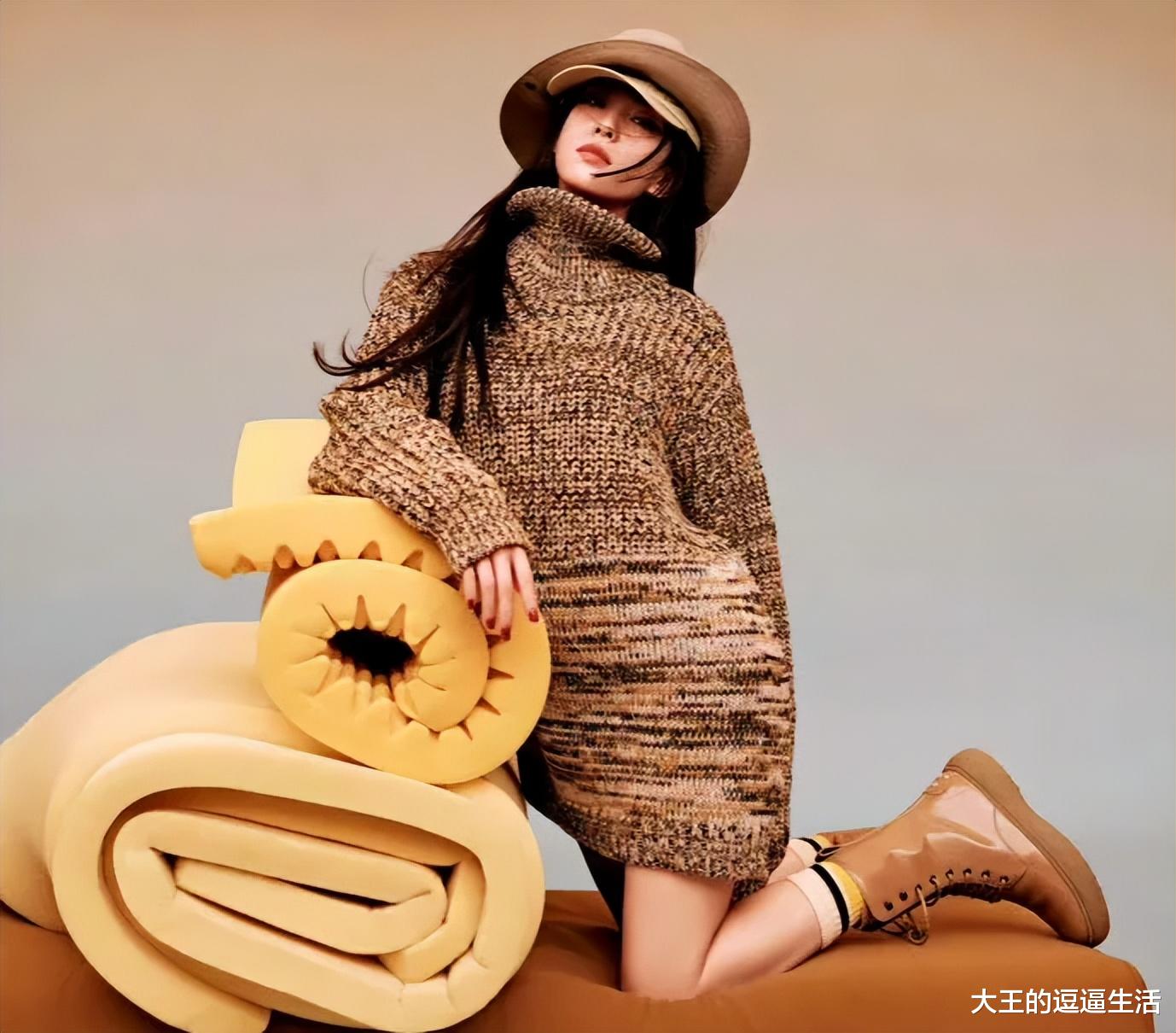 刘诗诗|肖战和刘诗诗为时尚服装品牌代言,穿上同款毛衣,真的是一番美丽的“风景”