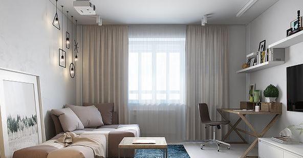 30㎡的单身公寓就该这么装,柜墙打造“盒子”卧室太有创意了!