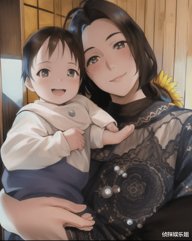 奚梦瑶|奚梦瑶晒与女儿合照，一岁Romee皮肤白嫩，翘兰花指超可爱